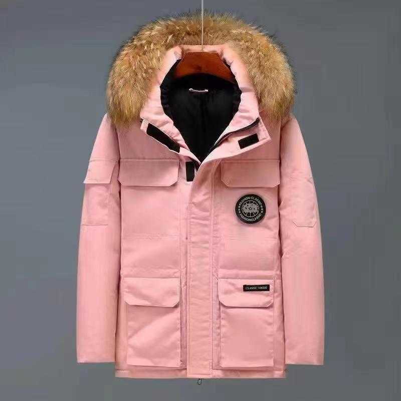 Men's Down Parkas Jackets Winter Work Clothes Jacket Outdoor Thickened Fashion Warm Keeping Couple Live Broadcast Canadian Goose Coat 53