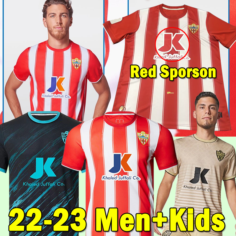 

2022 2023 UD ALMERIA Soccer Jerseys SADIQ #9 DYEGO SOUSA #11 Away 22 23 Football Shirt Kit SAMU #30 Maillots De Foot AKIEME #15 JUAN VILLAR #7 Almeria Camiseta Equipacion, Aermeiliya 22-23 third kids kits