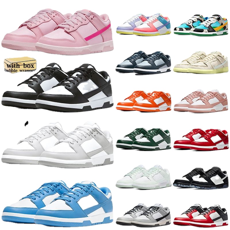 

Casual Shoes Men and women pair sneakers panda designer white blue white gray blue green Unc Grey Fog Team Green Syracuse 36-47, Valentine's day