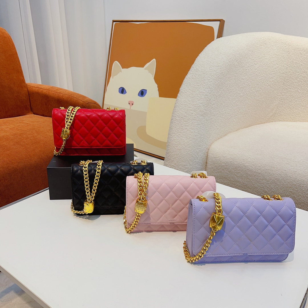 

CC Bag Shoulder Fashion bag Geninue Leather Bags Women CrossBag Classic Woc Cross-Bag Brand Lady Shoulder-bags Handbag Luxury Totes 68K4, Red