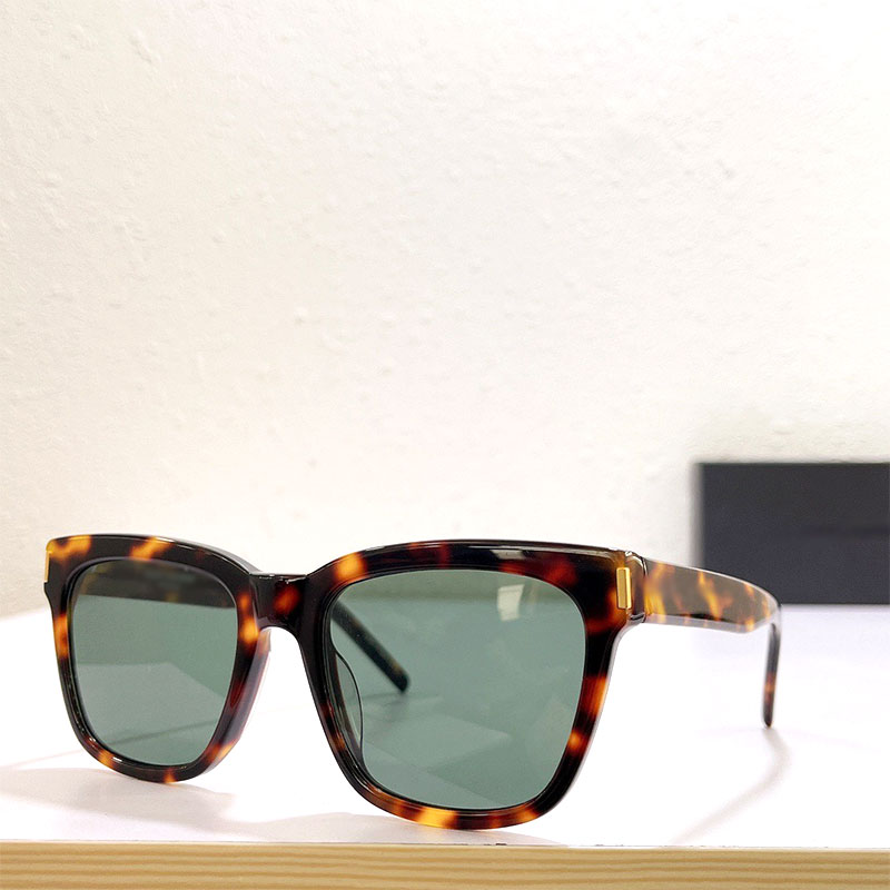 

Women Sunglasses Men Summer SL560 protection UV400 vintage shielded lenses square integral full matte frame fashion glasses random box