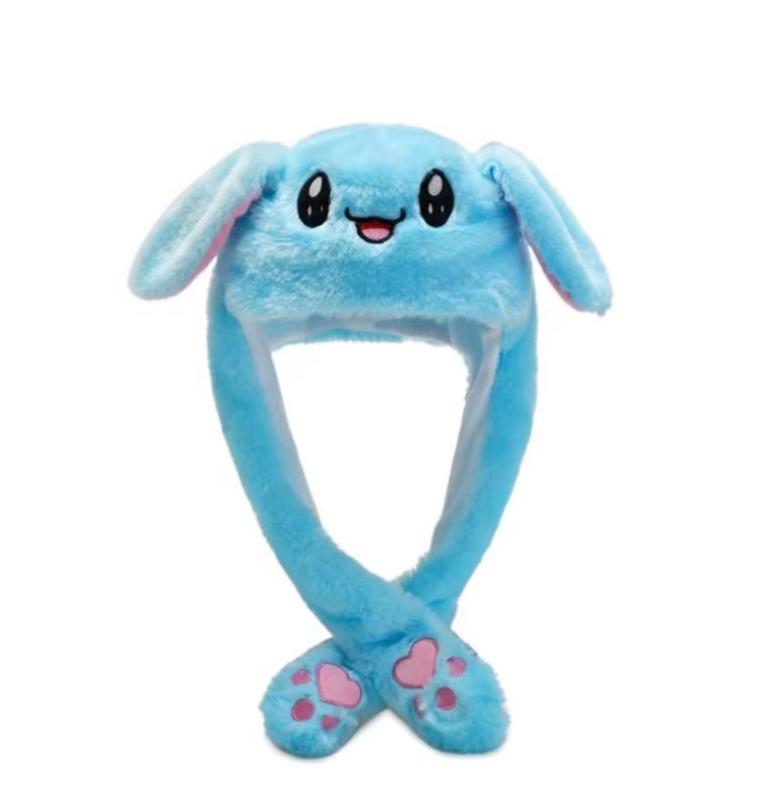 

Light Up Wild Animal Plush Hat with Moving Ears Led Flashing Jumping Warm Cap Halloween Christmas Birthday Favor Fits Kids Adults, Mixed designs without designs