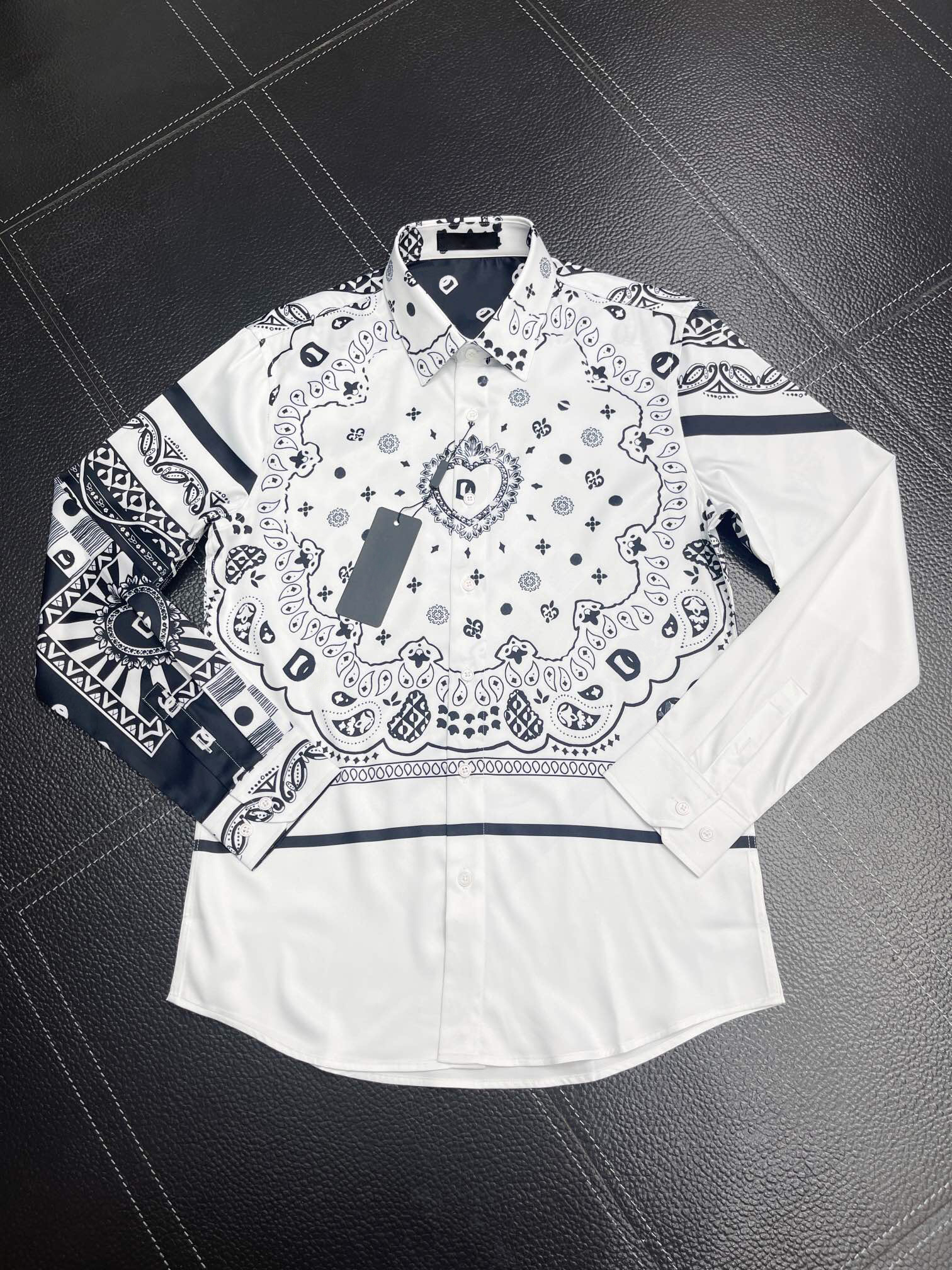 

Men's Dress Shirt Slim Fit Flex Collar Stretch Pint Brand Clothing Men Long Sleeve Dress Shirts Hip Hop Style Quality Cotton Tops 12569, As picture