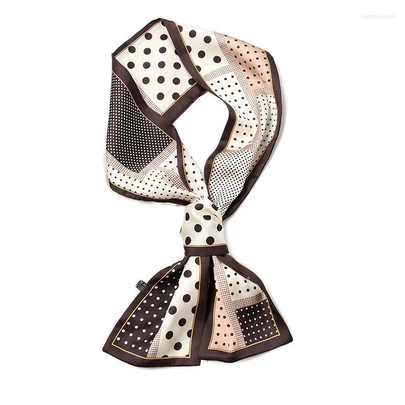 

Scarves Women Wide Neck Scarf Fashion Geometric Head Decoration Design Headband Long Bandeau