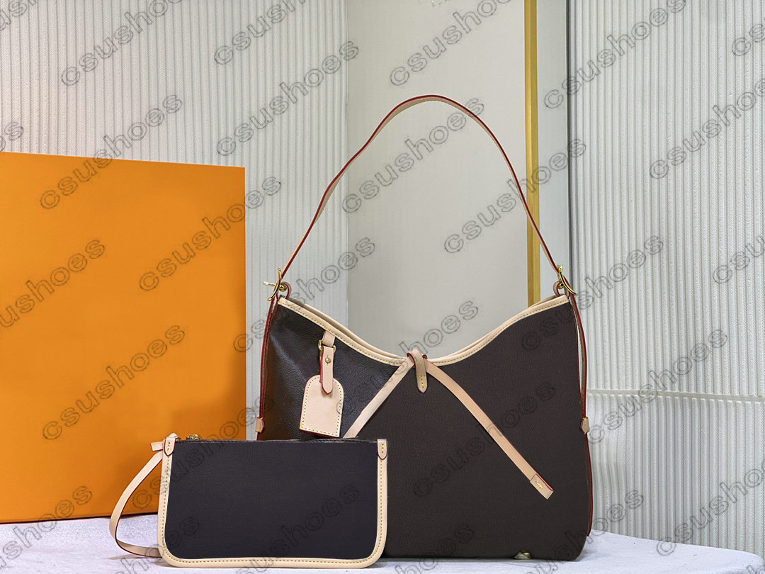 

M46298 Carryall PM Hand Bag Women MM Handle Carry All Handbag with Zipped Pouch 2 sets Shoulder Designer M46197 M46203 BICOLOR MONOGRAMS EMPREINTE LEATHER, Customize