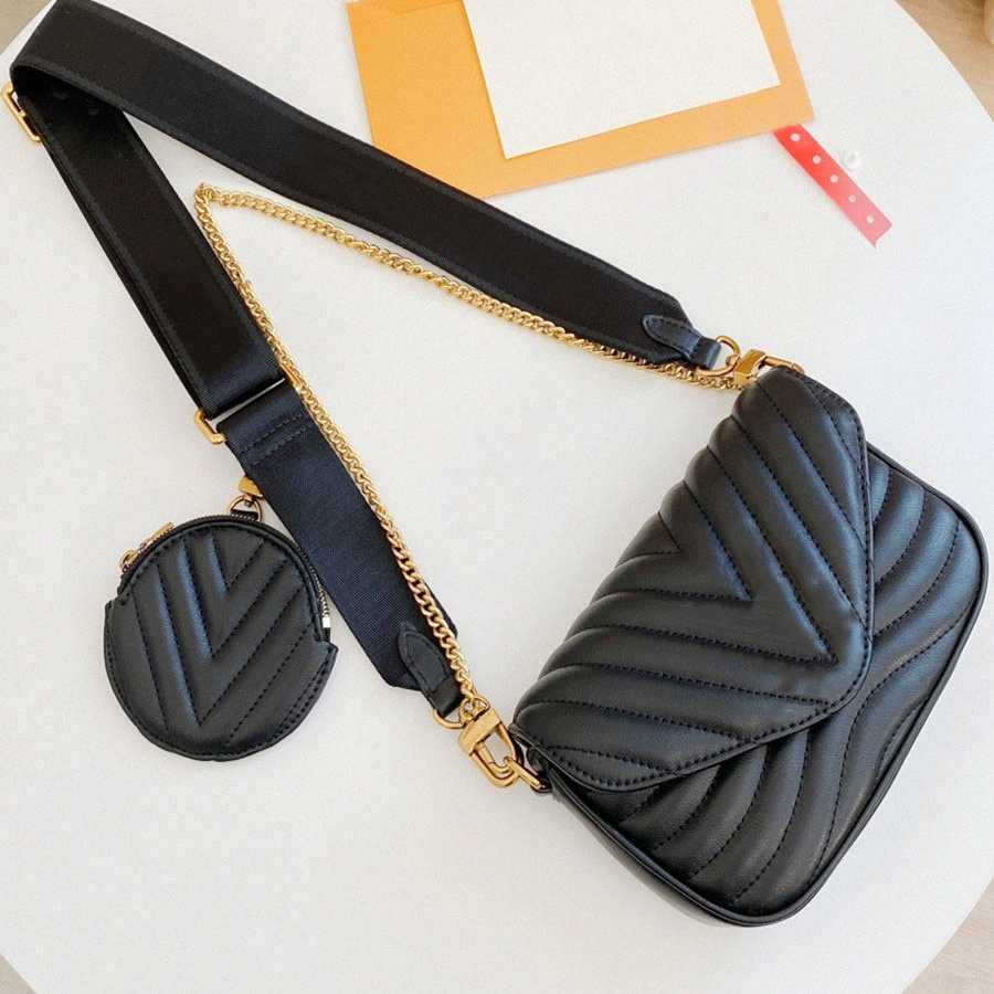 

NEW WAVE MULTI POCHETTE 5A Women Designer Crossbody Bag Fashion Woman Bags Twin Sets Mini Handbags Chain Round Coin Purses Shoulder nice, Customize
