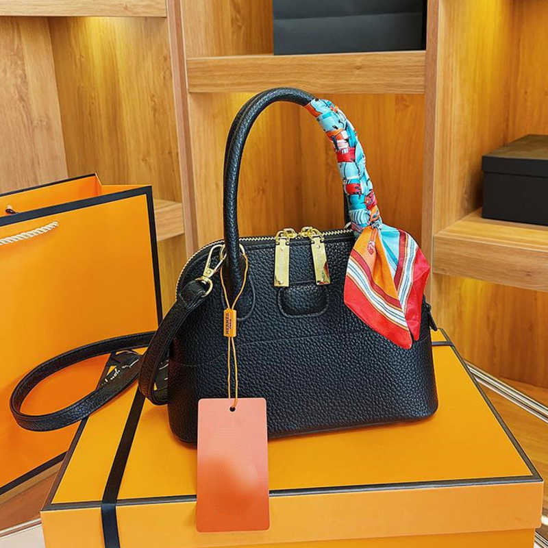 

Classic Women Bags Fashion H Designer Handbags Lychee Shoulder bag Crossbody Shell Bag PU Leather Totes Ladies Mini Wallet Famous Designs, Blue