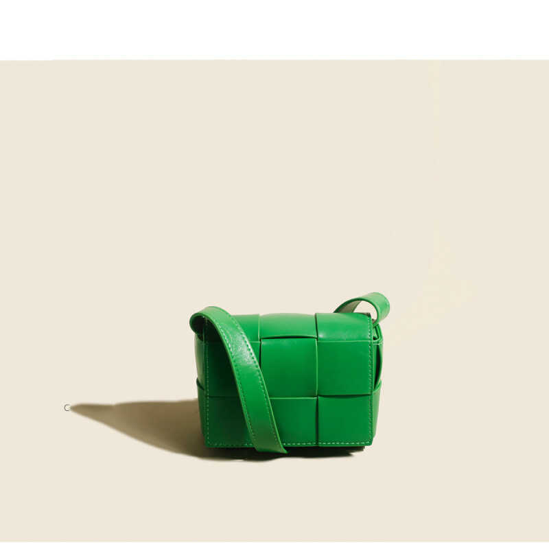 

Luxurious Designer Bottess bags Venetas 2022 small square high-grade mini Female Minority design single shoulder Crossbody leather have a logo, White