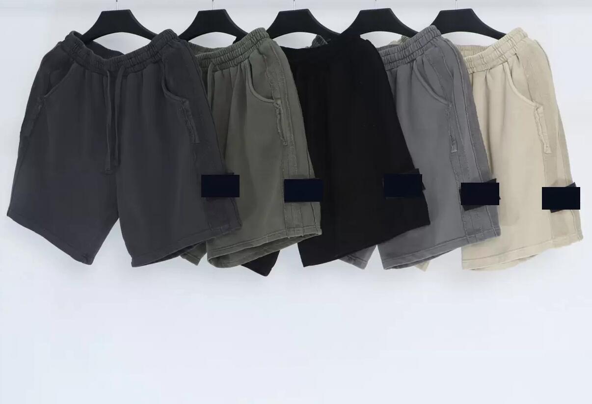 

23SS STONE Men's Shorts retro wash sweatpants Multi Pocket ISLAND casual Compass purple Badge Embroidery Shorts brand beach pants 05