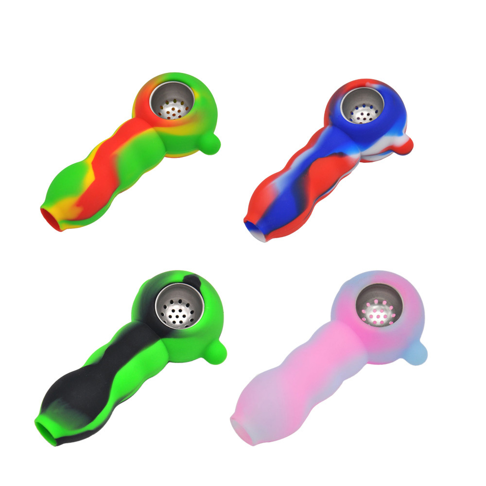 

slicon carpenterworm shape big size pipe portable silicone smoking tobacco pipe