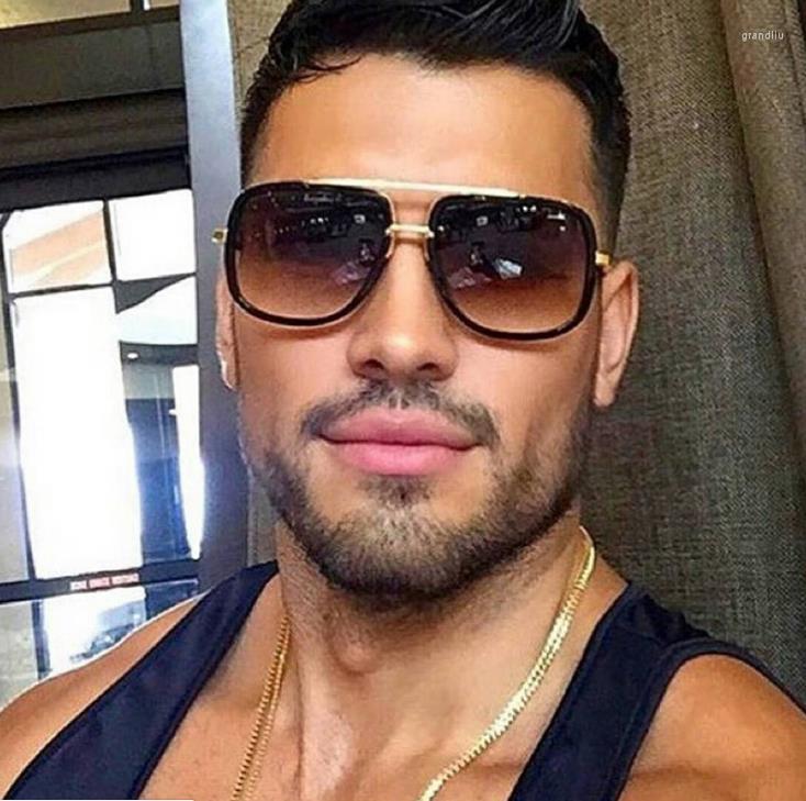 

Sunglasses Fashion Square Women Men Vintage Metal Gradient Sun Glasses Retro Sunglass UV400 Shades Gafas De Sol