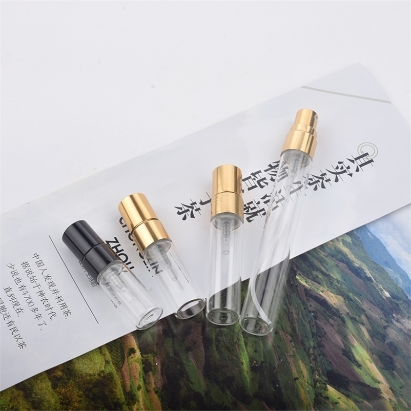 

Perfume Bottle 100 x2ml 3ml 5ml 10ml Sample Refillable Empty Mini Spray s Atomizer Container for Travel 221028