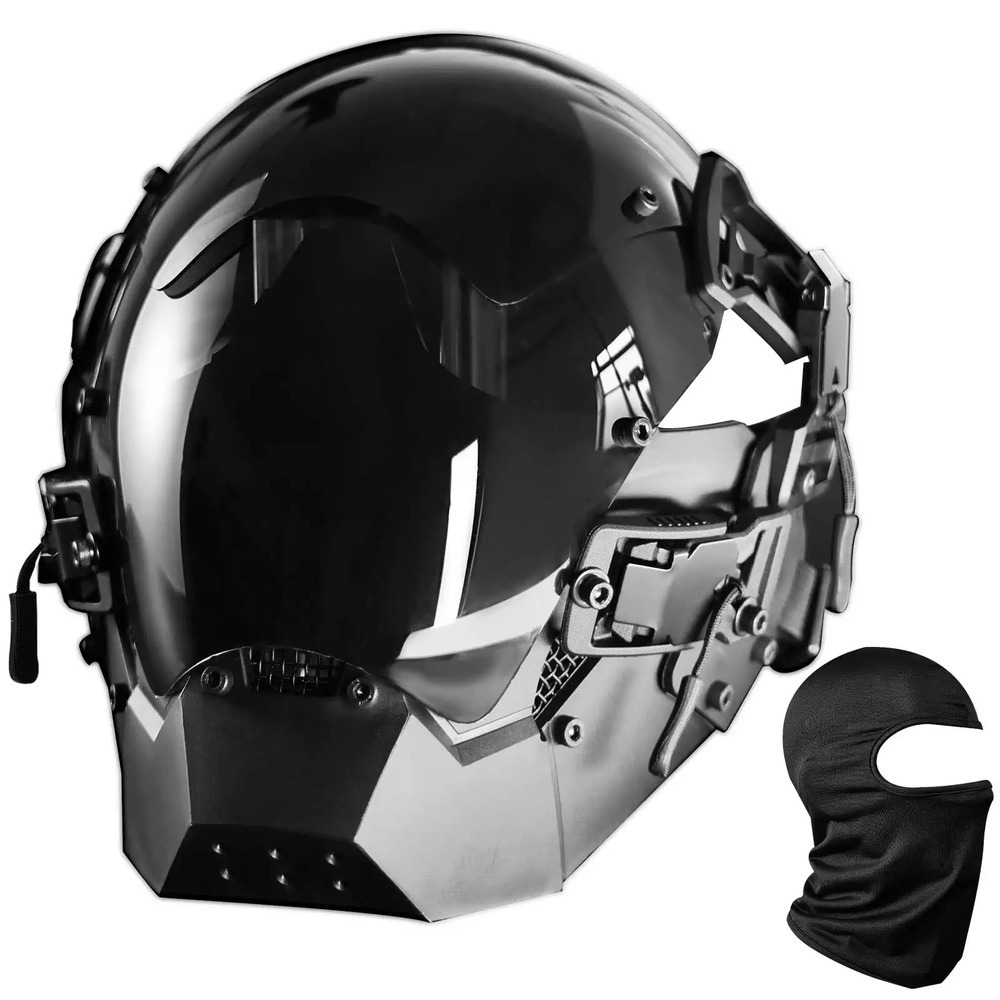 

Party Masks Cyberpunk Mask Helmet Diy Handmade Custom Personalized Cosplay Mechanical Sci-fi Gear Fit For Dj Music Festival And 221028