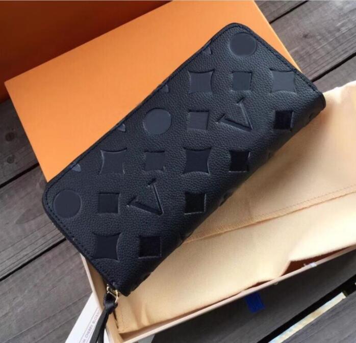 

2023 Fashion flowers designer zipper wallets luxurys Men Women leather bags High Quality Classic Letters coin Purse Original Box Plaid card, 20