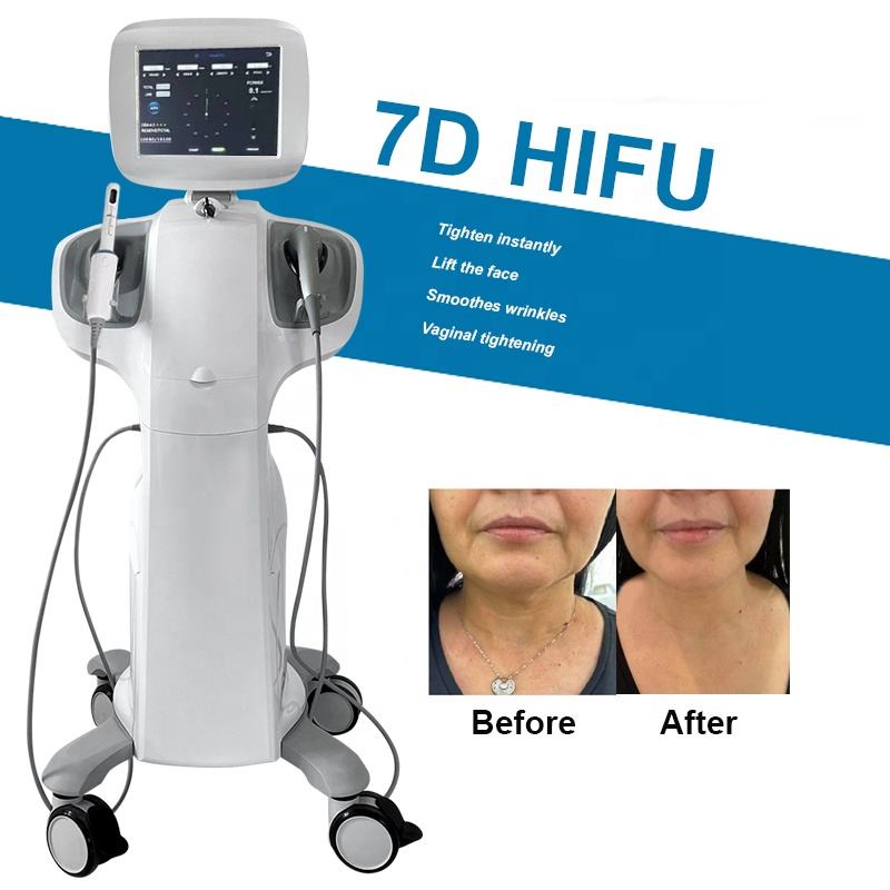 7d hifu machine à ultrasons corps non invasif lifting de la peau resserrement de la peau machine de beauté sculptant le corps élimination des rid