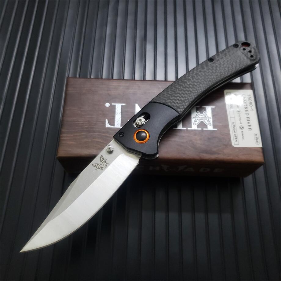 

3Styles BENCHMADE 15080/15080-2 Crooked River folding knife S30V Blade Pocket Knives BM940 BM943 BM3300 A07 C07 C81 BM 3350 110 535 550 Tools