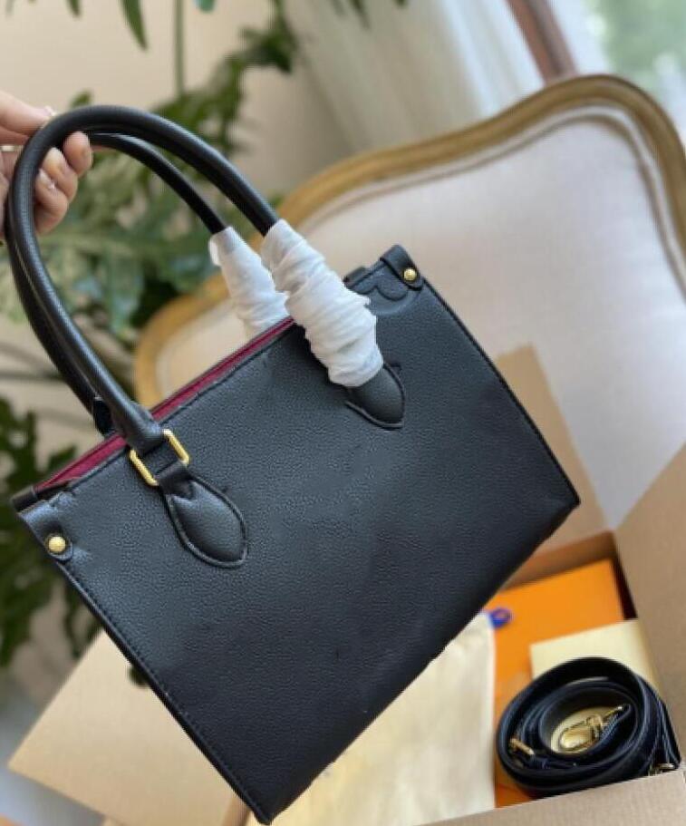 

Designer ONTHEGO Handbags Tote Women Leather Shoulder Bags Leopard Splicing Crossbody Bag Messenger Bags Handbag Purse M45321