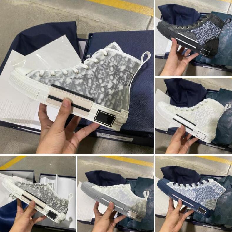 

Designer Canvas Shoes Oblique Sneaker Technical Leather Women Mens Casual Shoe Fashion Classic Trainers Size 35-46 ship within 24 hrs, Color 12