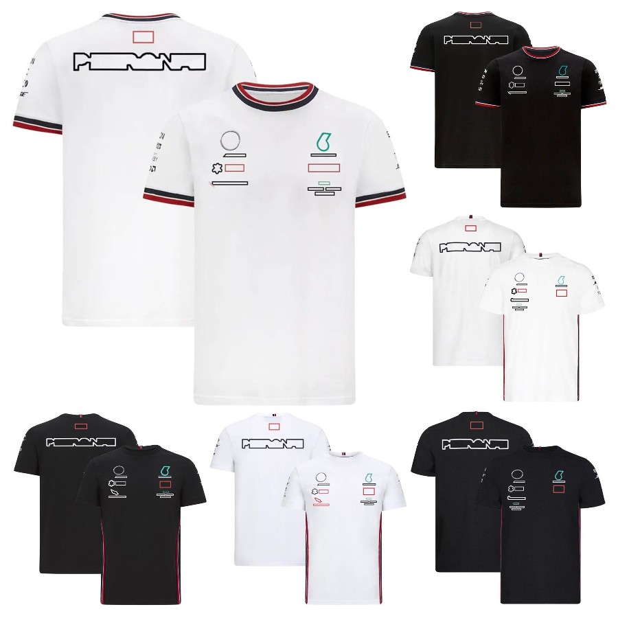 

F1 T-shirt Formula 1 Racing Suit T-shirts Team Short-sleeved Summer Polyester Quick Dry Tops Shirts The Same Style Car Workwear Customized