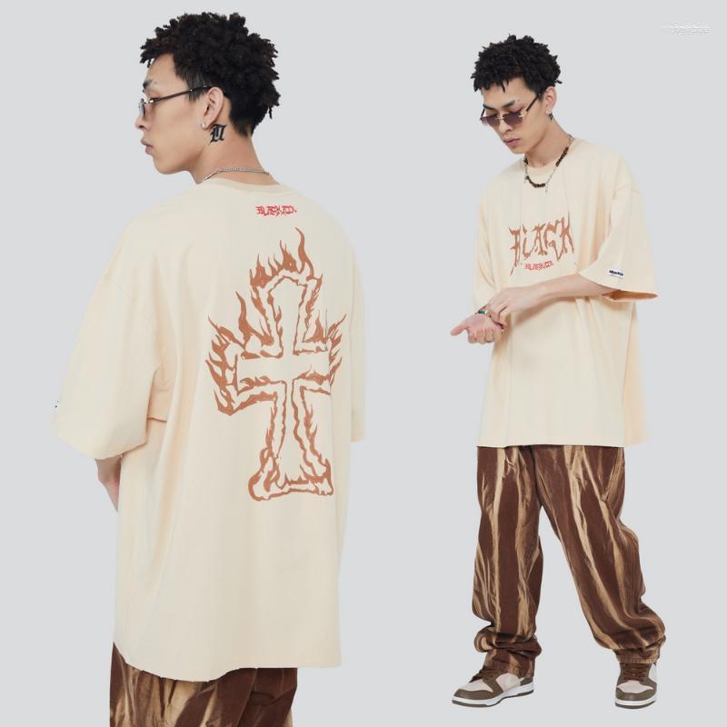 

Men's T Shirts Men's T-Shirts Puff Print Oversized Shirt For Men High Street Frayed Y2k Clothes Jujutsu Kaisen Anime Summer 2022, Black