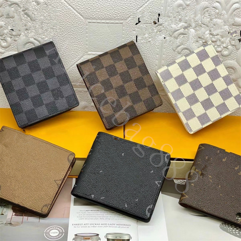 

Hot Card Holder Wallet Short Case Purse Quality Pouch Quilted Genuine Leather Womens Men Purses Mens Key Ring Credit Coin Clutch Mini Bag Brown Canvas, 02