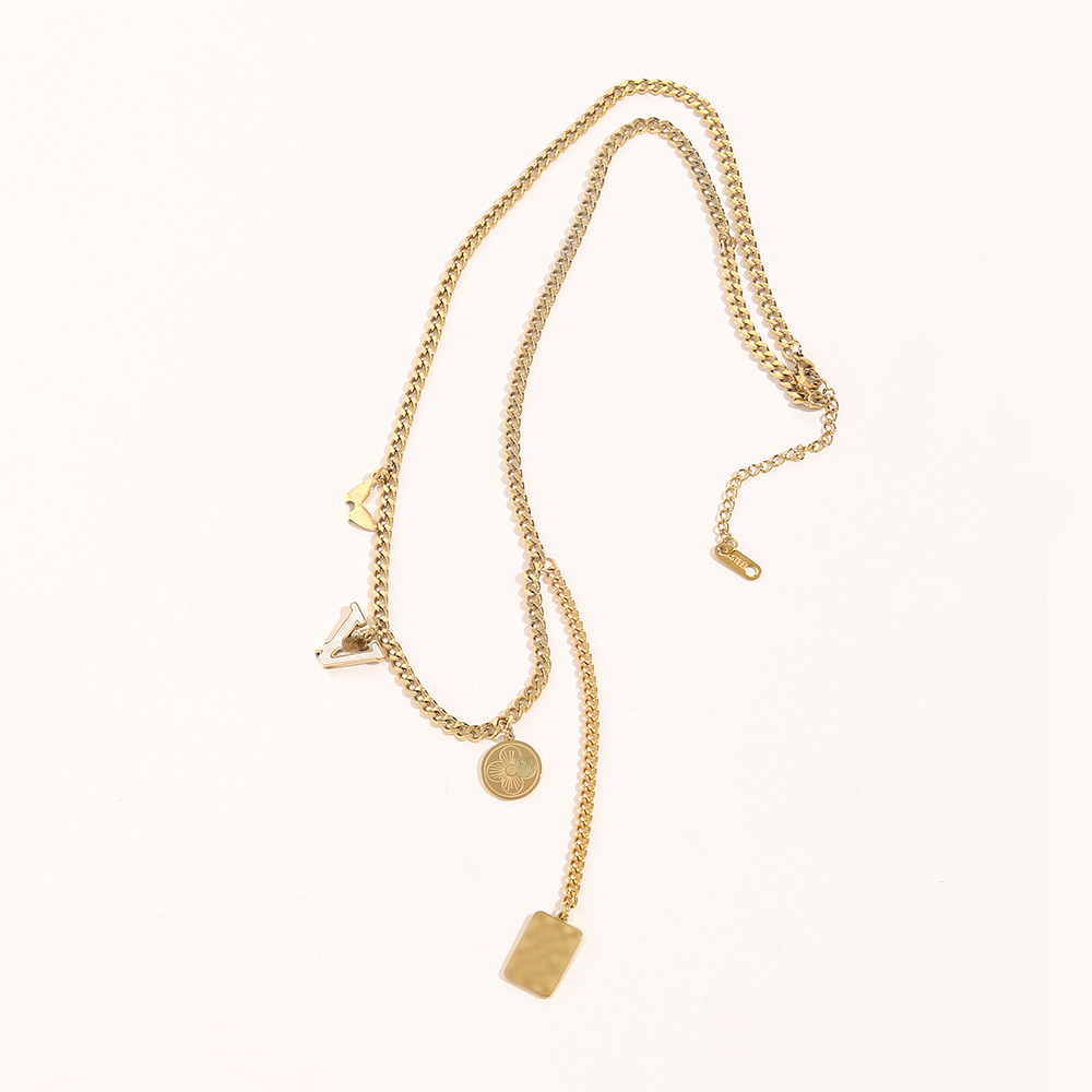 

Luxury Designer Necklace 18K Gold Plated Stainless Steel Necklaces Choker Chain Letter Pendant Statement Fashion Womens Wedding Jewelry Accessories ZG1338