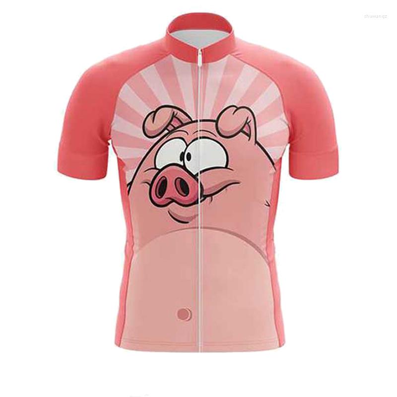 

Racing Jackets SPTGRVO 2022 Funny Pig Cycling Jersey Women/men Cyclist Outfit Bicycle Clothes Summer Shirt Mtb Bike Short Sleeve Tops, 14