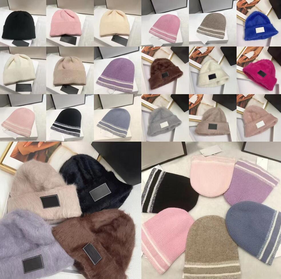 

Multi-Style Candy Color Beanie Wool Knitted Designer Beanie Women's Soft Rabbit Fur Woolen Hat Leisure Warmth Winter Hats Fashion Solid Colors Knitting Beanies Caps, This link is not only for sale