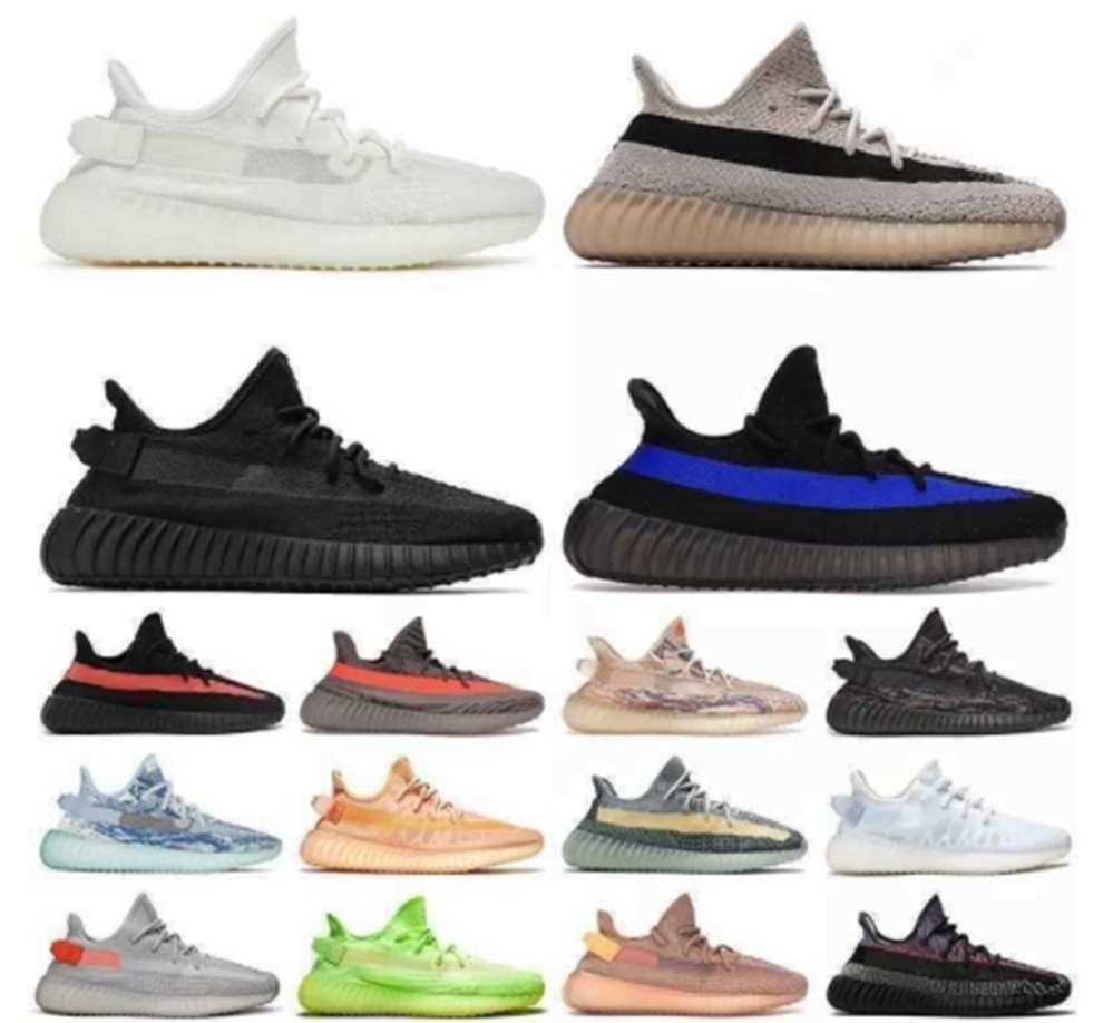 

Dress Shoes Mens Womens Casual Shoes Ash Stone Fade All Black White V2 BOOST yezzies yeezie Designer Sneakerst, 20