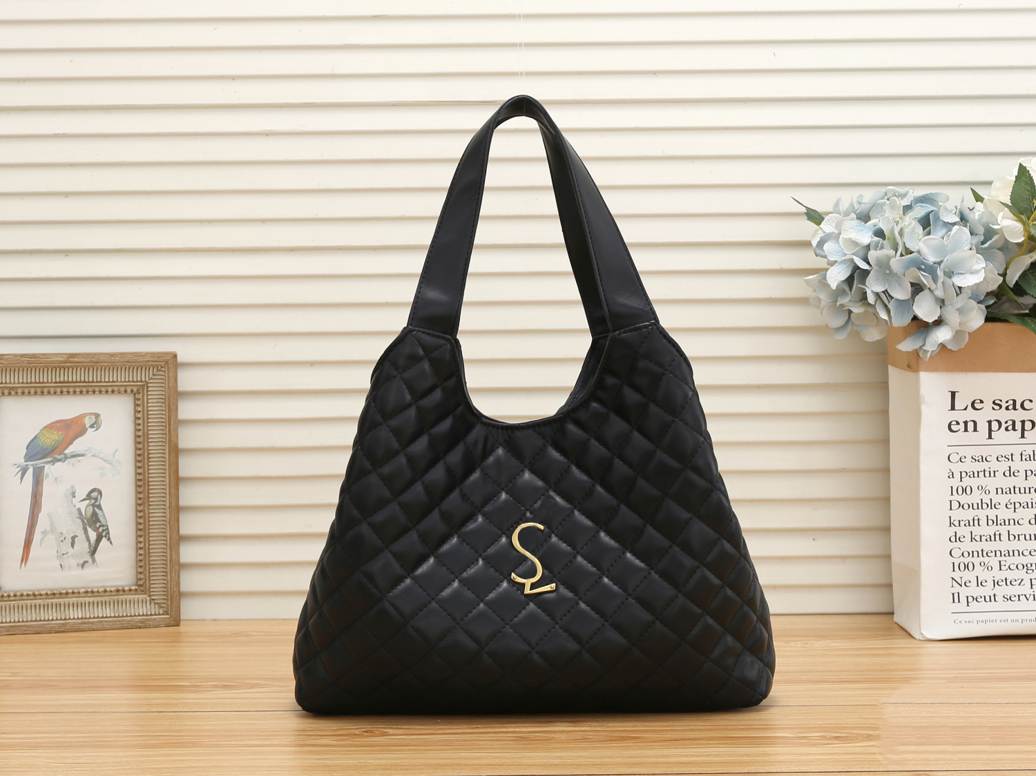 

Maxi Bag designer bag Women shoulder brand tote bags Attaches Crossbody Shopping Beach Large Totes Shoulders Purse, Black