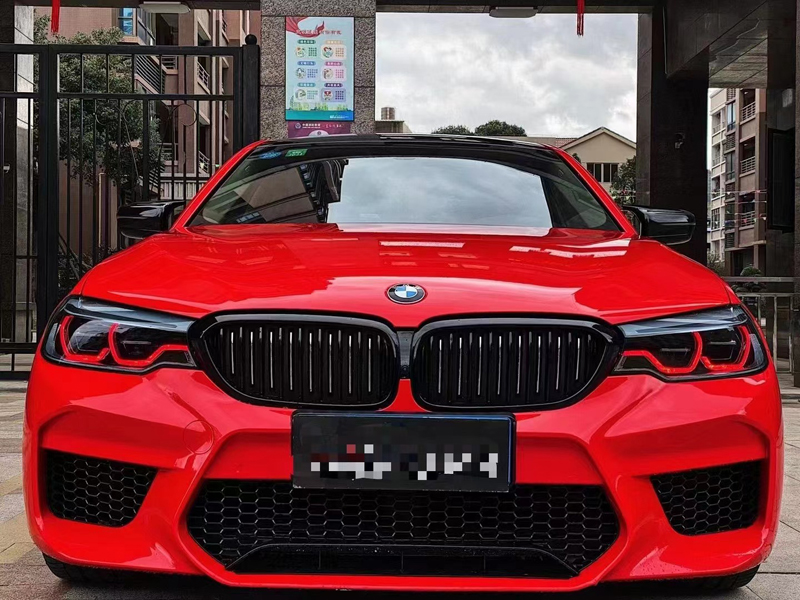 

Super Glossy Blood Red Vinyl Wrap Film Self Adhesive Decal Sticker DIY Vehicle Car Wrapping Foil Covering