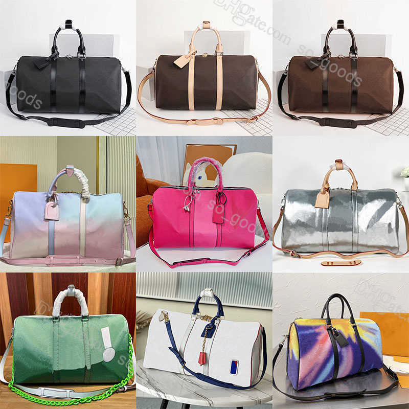 

Keepall Duffel Luggage Bags Travel Men Women 45 50 55 Designer Duffle Luxury Fashion Sport Tote Handbags Shoulder Outdoor Large Capacity nice, Separate colors contact me