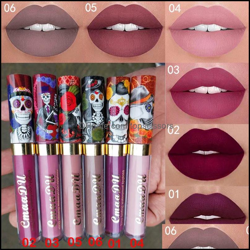 

Lipstick New 6 Colors Matte Liquid Lipstick Waterproof Veet Lip Stick Women Beauty Nude Gloss Long Lasting Cosmetics Kit Drop Delive Dhso9, 05