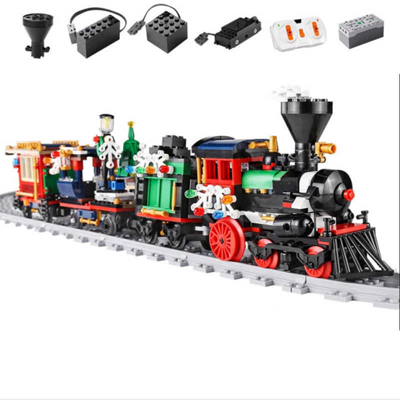 

Blocks Car Model 36001 Motorized High-tech Compatible With 10254 Winter Holiday Train Building Blocks Bricks Toys Kids Christmas Gifts T221028
