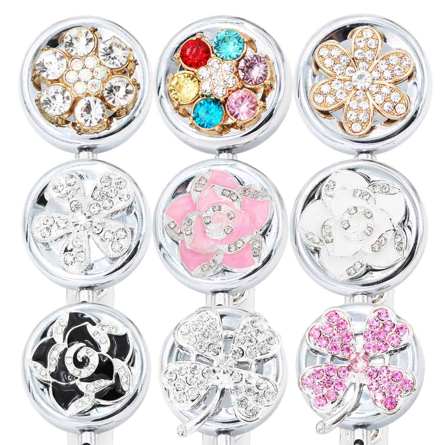 

Key Rings Retractable Badge Holder Belt Clips Metal Id Reel Heavy Duty Steel Wire Cord Drop Delivery 2022 Smthw