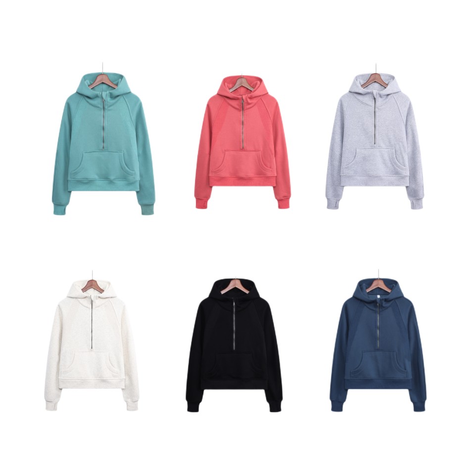 

Yoga Sweatshirt Scuba Half Zip Lulus Hoody Hoodies Outdoor Leisure Sweatshirts Gym Clothes Women Tops Workout Fitness Thick Yoga Jackets, I need see other product