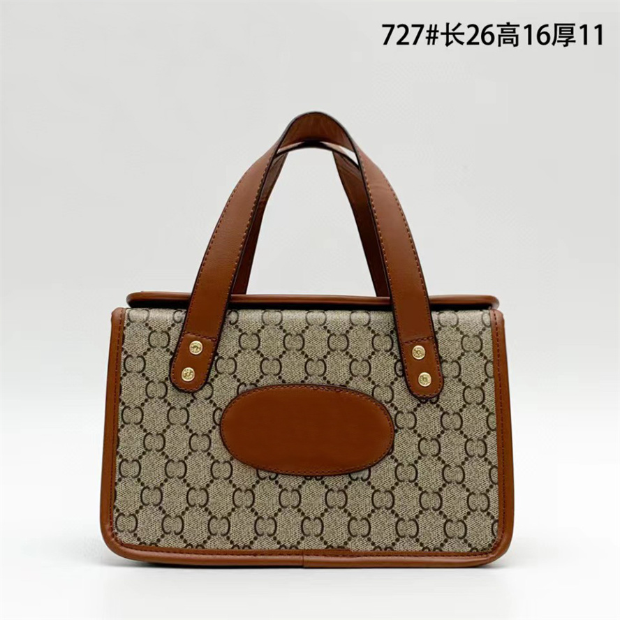 

Luxury Designer Women's Handbag Vintage Trunk Bags Small Square Slap Popular Vintage Classic Camera Bag Double G With LOGO Purse, Brown