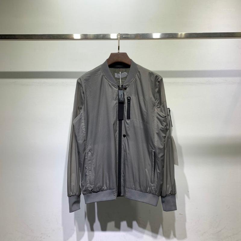 

Men's Jackets Men's 2022 Jacket Functional Style Spring And Summer Outdoor Thin Section Windproof Sunscreen Casual For Man Women, Gray