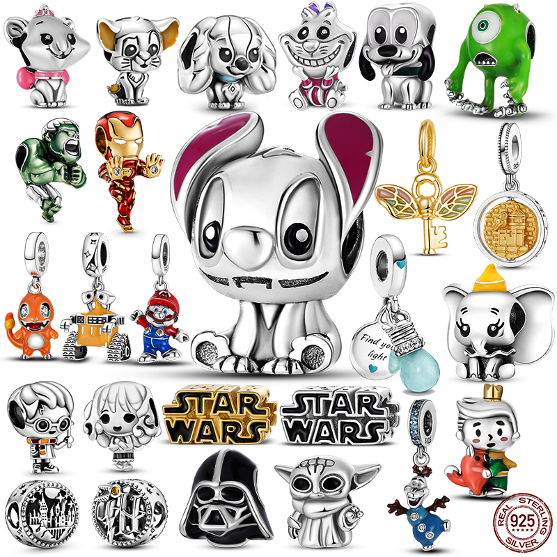 

Animal Bead 925 Sterling Silver Dangle Charm For Women Jewelry Gift Wholesale Beads Fit Pandora Charms Bracelet DIY Jewellry Accessories