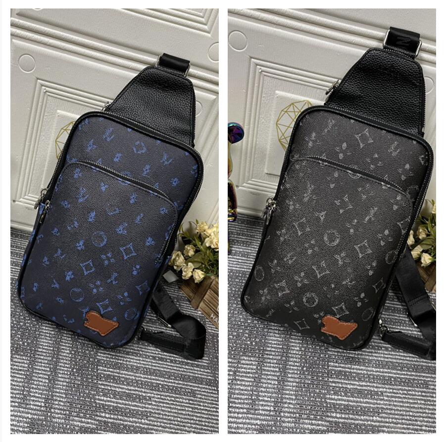 

M46344 Avenue Sling Bag NM Men Damier Graphite Canvas Luxury Cross Body, 01
