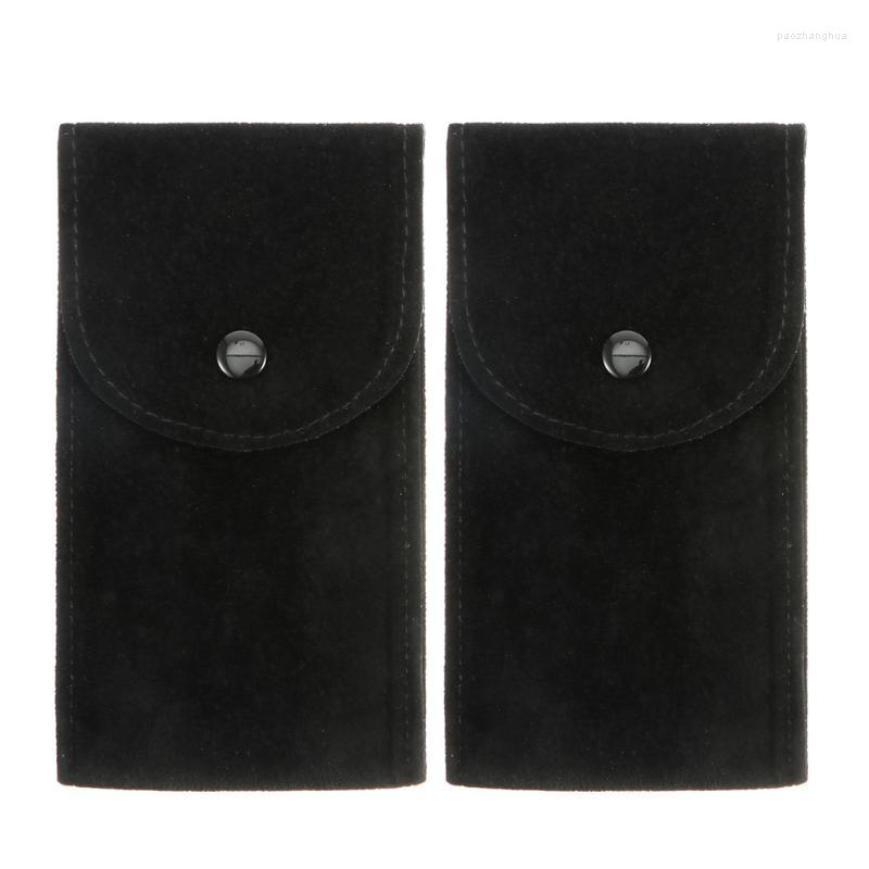 

Jewelry Pouches Bags 2pcs Travel Carrying Case Watch Bag Small Portable