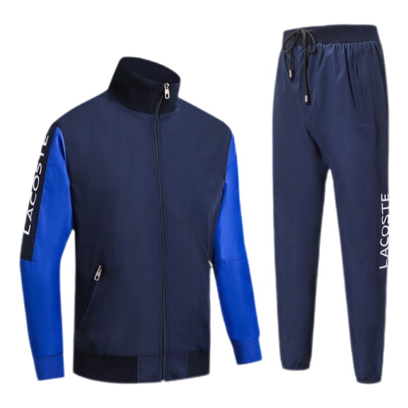 

Wholesale 2268 Autumn Winter New Men's Tracksuits Europe and America Men's Long Sleeve Casual Color Contrast Cotton Large Embroidery Fashion s-2XL, Asian size