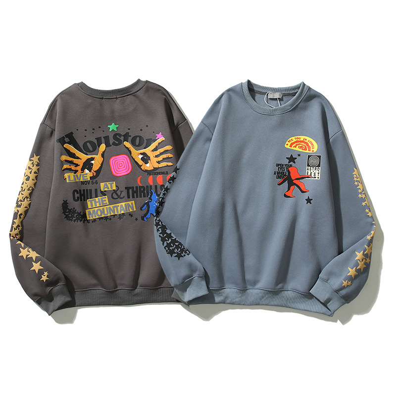 

Hoodie Men Hip Hop Cartoon Graffiti Retro Mens Streetwear Letter Hoodies Man Womens Hooded Skateboards Hoody High Street Pullover Sweatshirt