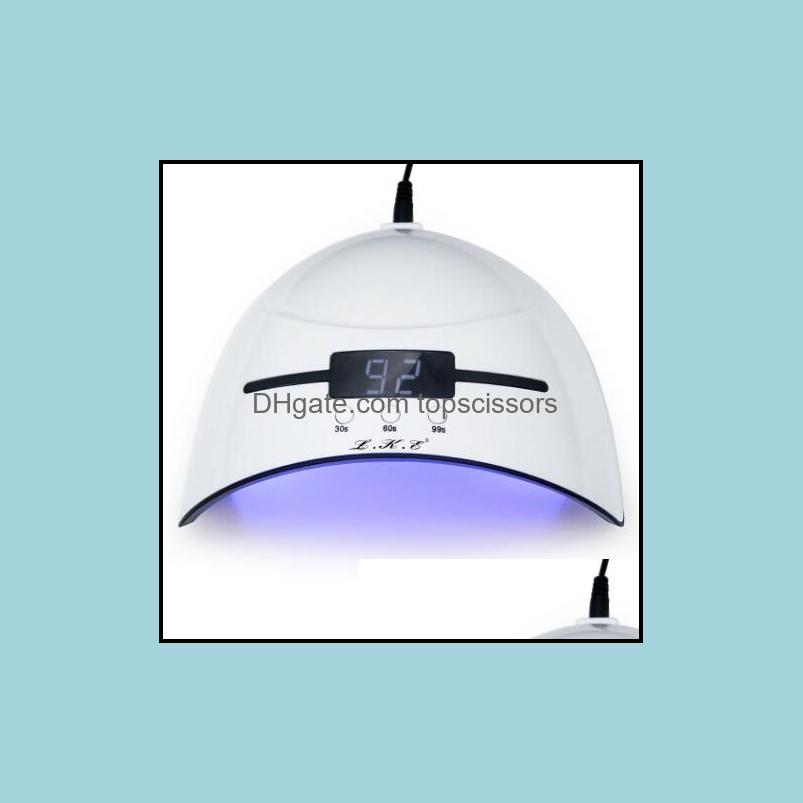 

Nail Dryers Nail Dryers 36W Dryer Led Uv Lamp Micro Usb For Lamps Curing Gel Builder 3 Timed Mode With Matic Sensor Drop Delivery 20 Dhumj, White