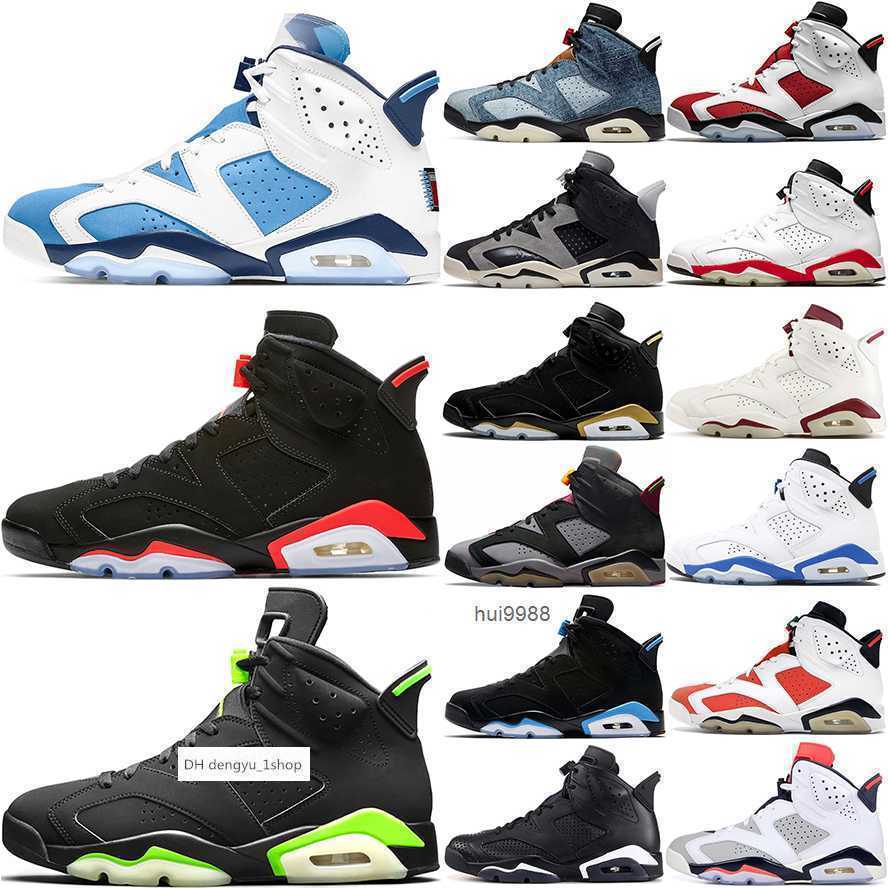 

Basketball Shoes Men Trainers Sneakers Sports Blue Unc Black Cat Fashion Tech Chrome Jumpmans 6 6S For Mens Bred Infrar OG shoe, # 18