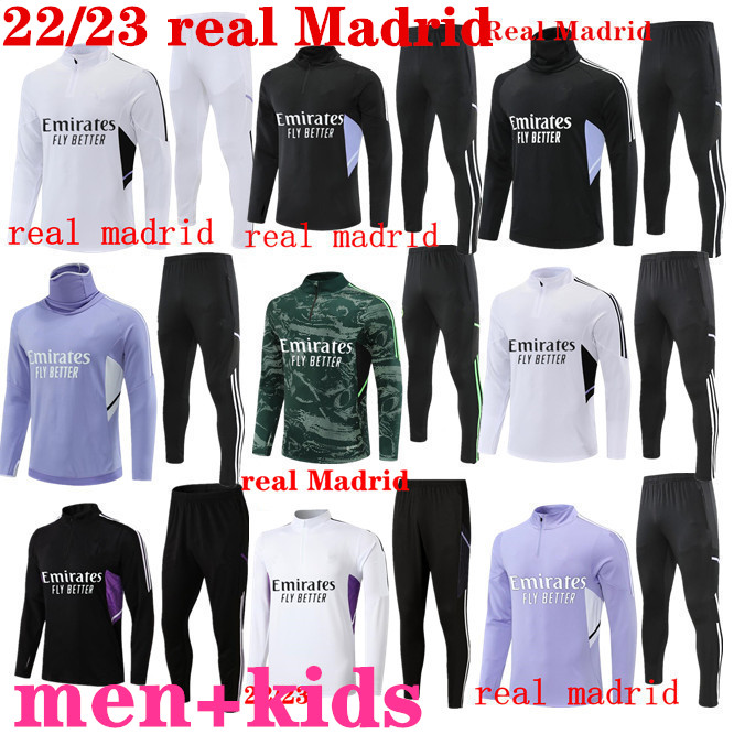 

2022 2023 Madrids TRACKSUIT set TRAINING suit 22/23 men and kids football jacket chandal futbol survetement