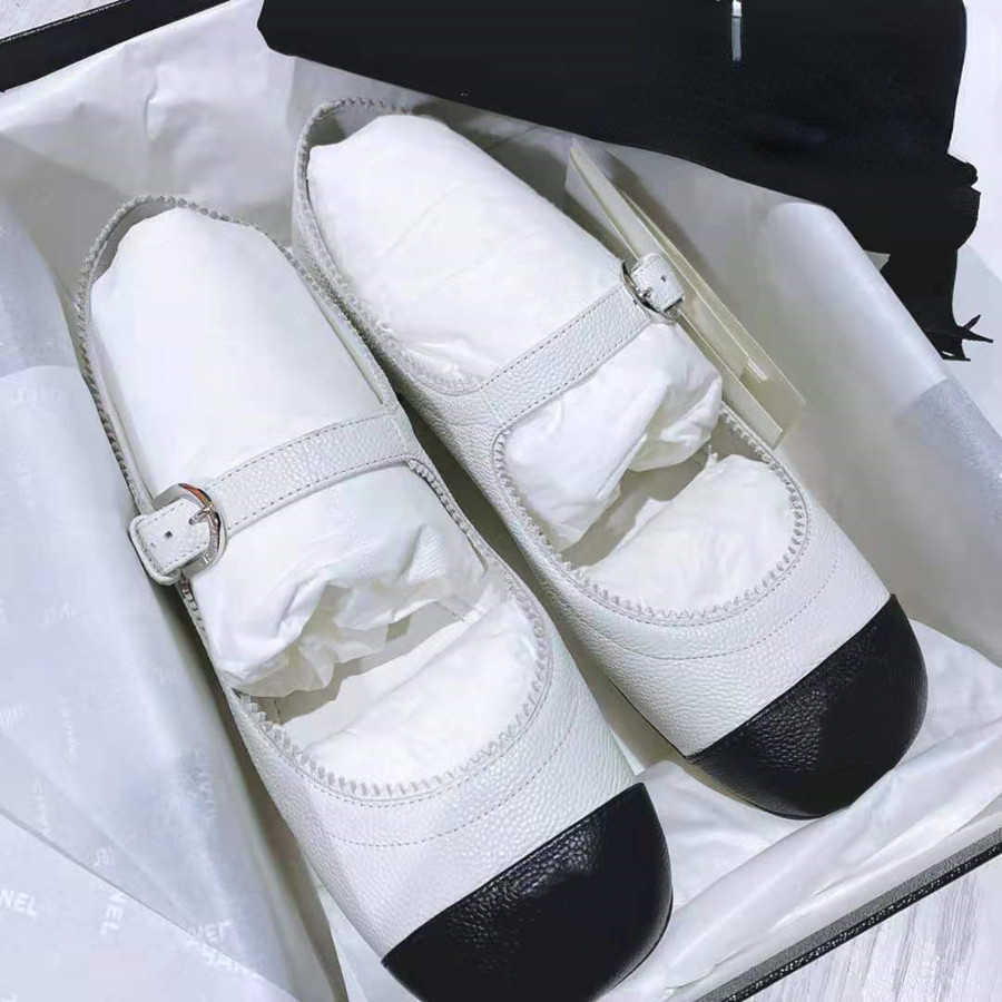 

Shoes BRAND Casual shoes standard women's 2022 new square head flat bottom spring and summer single shoes ballet, Black matte