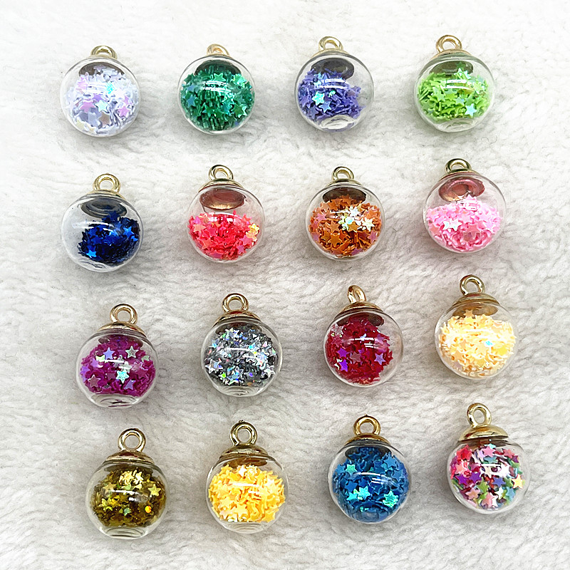 

Charms Colorf Transparent Ball Glass Star Pendant Find Hair Accessories Jewelry Earring Drop Delivery 2022 Smtef