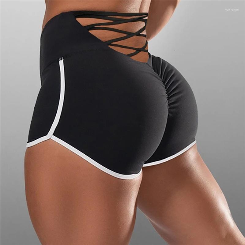 

Women' Shorts Women' Women Sports Ladies Casual Elastic Waist For Female Summer Candy Color Anti Emptied Skinny ShortsWomen, Blue