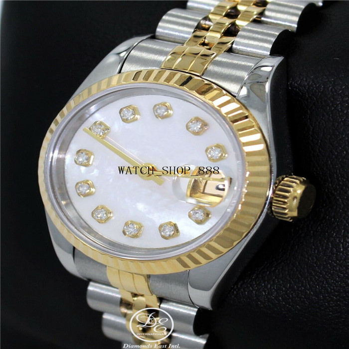 

Brand A brand-new watch 69173 Jubilee 18K Yellow Gold & SS MOP Diamond Dial Ladies Watch Mechanical Automatic women Ladies Wristwatch